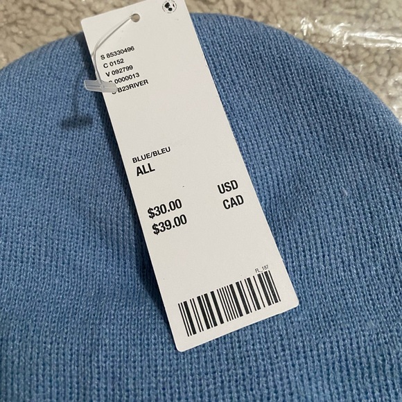 Boys Lie Logo Patch Beanie NWT - Blue - Picture 6 of 6